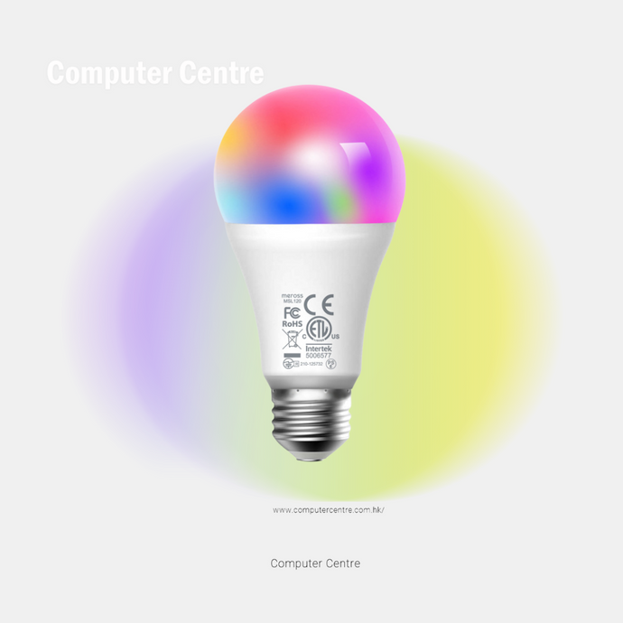Meross - MSL120 智能LED彩色燈膽 Smart WiFi LED Bulb E27 (單個裝)【香港行貨】