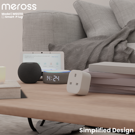 Meross -  MSS110 Apple HomeKit Smart Wi-Fi Plug Mini 單位智能插頭 (2023最新型號)【香港行貨】