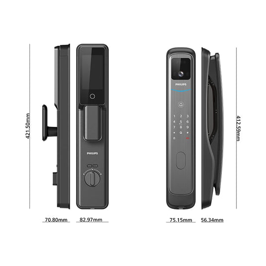 Philips 飛利浦 - DDL709 FVP EasyKey 人臉識別門眼智能門鎖 【香港行貨】