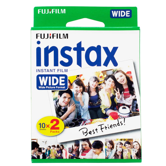 Fujifilm - Instax wide Film 富士即影即有相紙 (白邊) 20張 20Sheets【香港行貨】