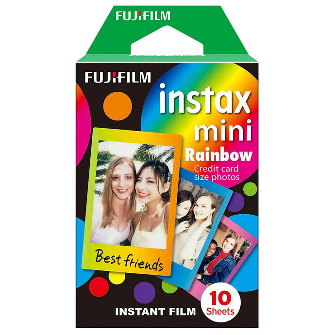Fujifilm - instax mini film 即影即有相紙 Rainbow 10張【香港行貨】