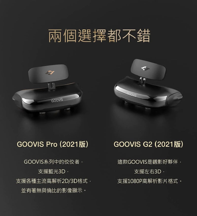 Load image into Gallery viewer, Goovis - Pro 2021 頭戴顯示器 + D3 藍光播放器【香港行貨|1年保養】
