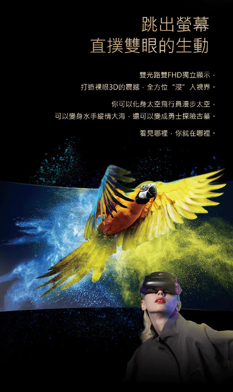 Load image into Gallery viewer, Goovis - Pro 2021 頭戴顯示器 + D3 藍光播放器【香港行貨|1年保養】

