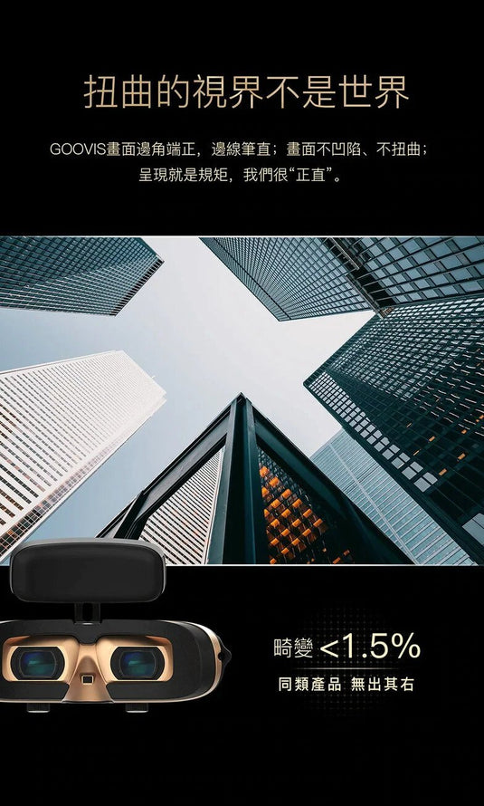 Goovis - Pro 2021 頭戴顯示器 Personal 3D Viewer (Blu-ray Support)【香港行貨|1年保養】