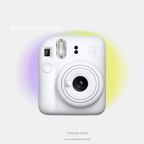 Fujifilm - instax mini 12 即影即有相機 2023新款 (雪花白)